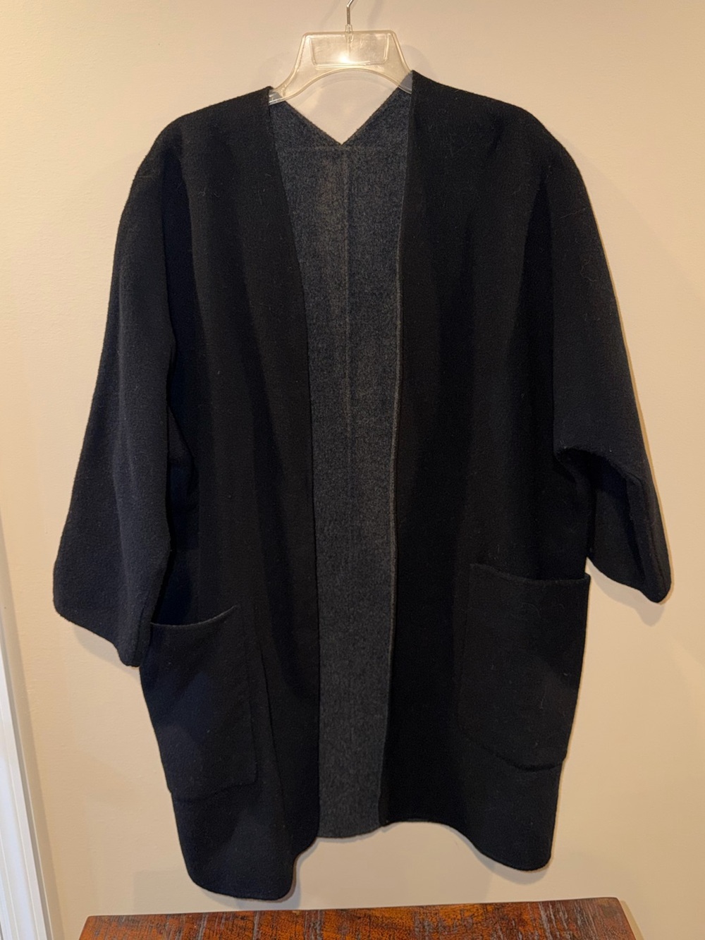 Vince Black & Charcoal Sweater Cardigan